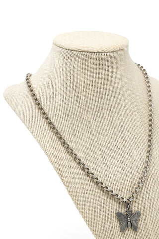 Matte Butterfly Necklace