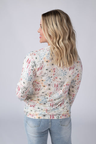 IN STOCK Blair Long Sleeve Top - Wildflower Gardens