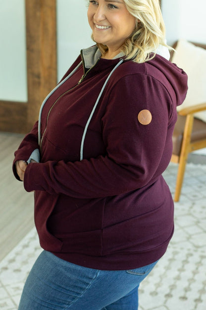 Classic FullZip - Burgundy | Women's Hoodie FINAL SALE