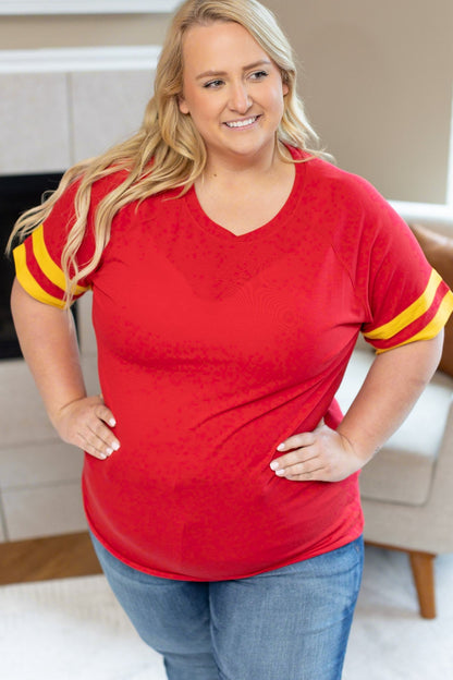 Kylie Tee - Kansas City Red and Yellow