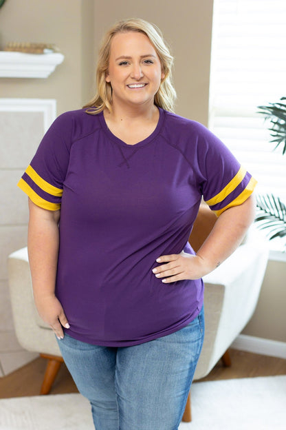 Kylie Tee - Minnesota Purple and Yellow