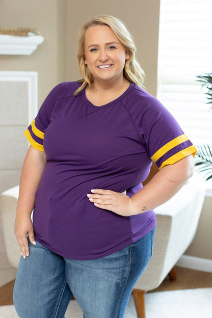 Kylie Tee - Minnesota Purple and Yellow