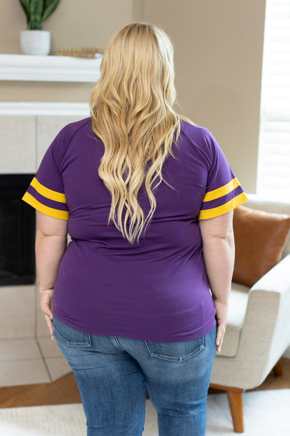 Kylie Tee - Minnesota Purple and Yellow