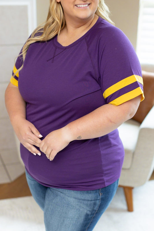 Kylie Tee - Minnesota Purple and Yellow | Women's Top