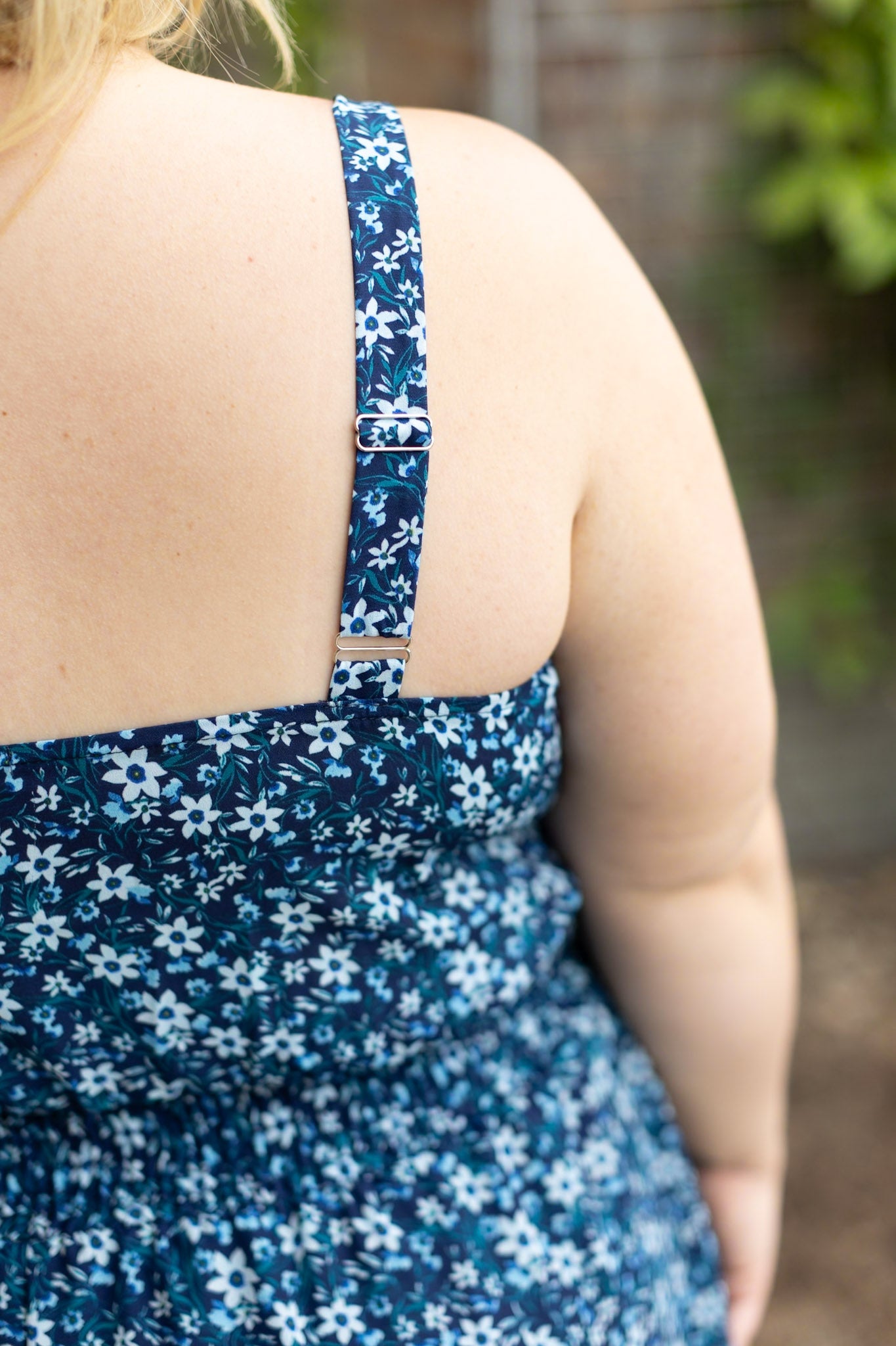 Cassidy Midi Dress - Blue Floral Mix | Summer Dress