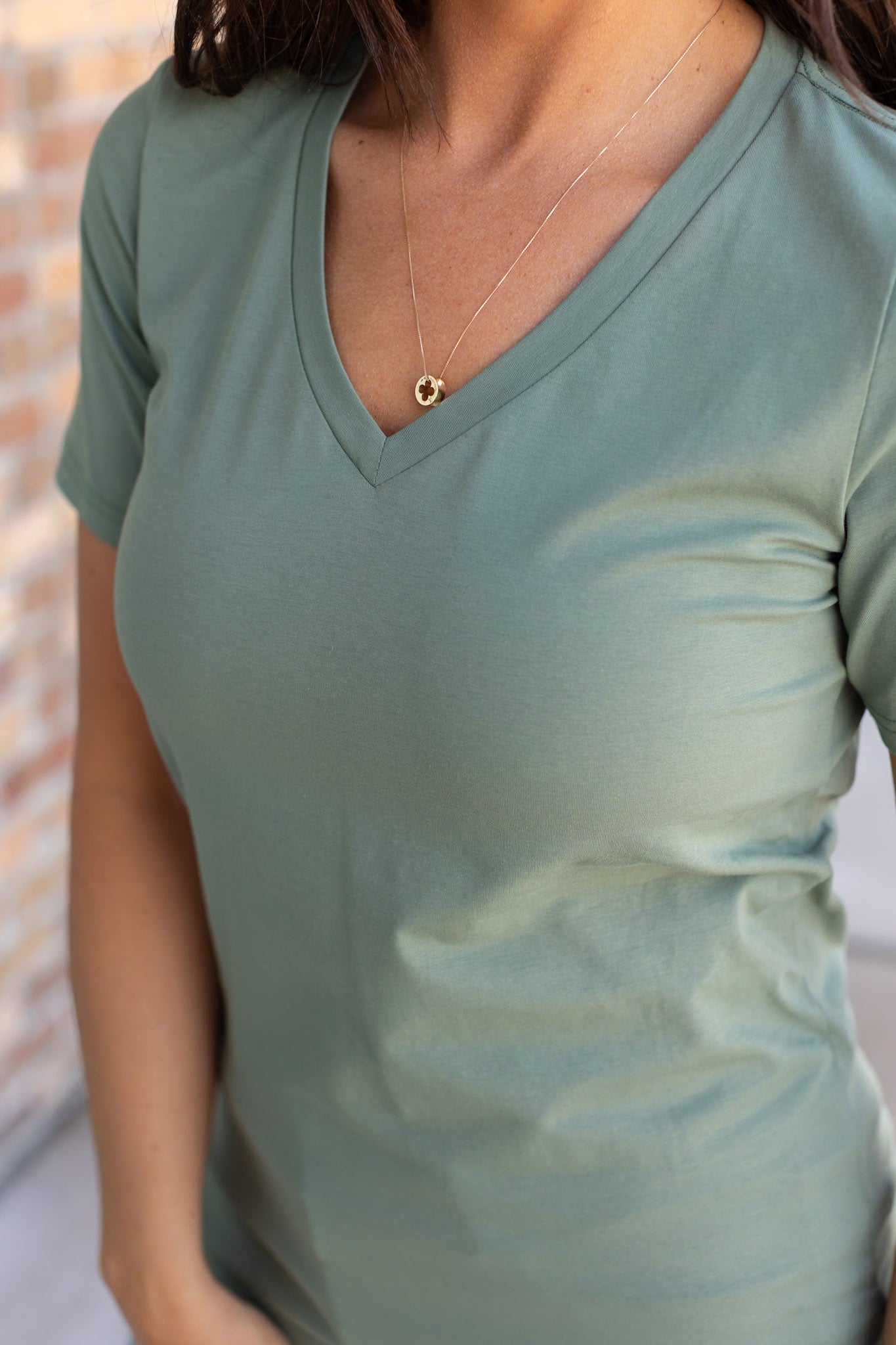 Olivia Tee - Sage | Women's Short Sleeve