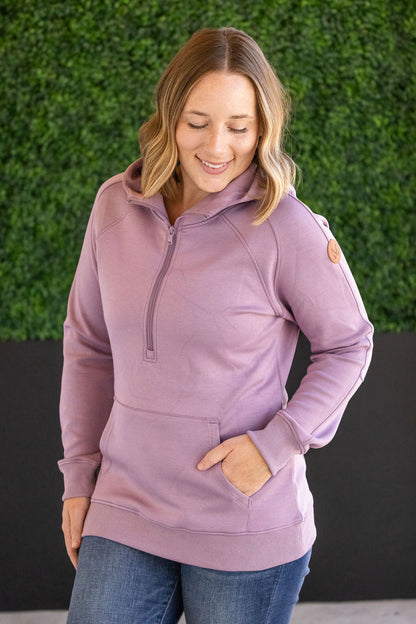 IN STOCK Scuba HalfZip Hoodie - Lavender