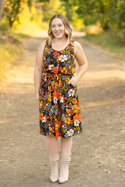 Sadie Dress - Fall Floral Mix