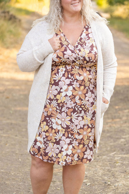 Taylor Dress - Neutral Vintage Floral