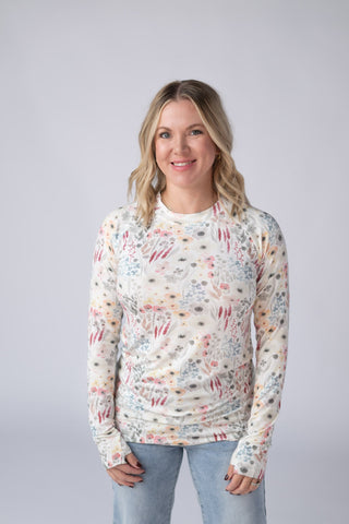 IN STOCK Blair Long Sleeve Top - Wildflower Gardens