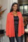Simply Captivating Button Down - Orange