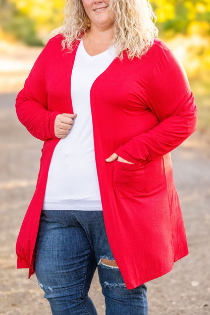 Classic Cardigan - Red