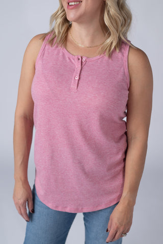 IN STOCK Alison Henley Tank - Rose FINAL SALE