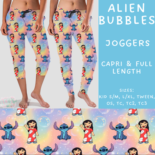 Batch #239 - Magical Faves 9 - Closes 11/18 - ETA early/mid Jan - Alien Bubbles Full and Capri Length Joggers