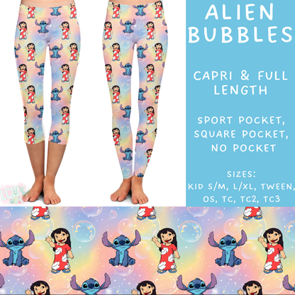 Batch #239 - Magical Faves 9 - Closes 11/18 - ETA early/mid Jan - Alien Bubbles Full and Capri Length Leggings