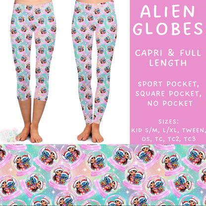 PREORDER Batch #220 - Christmas Magic - Closes 10/21 - ETA late Nov - Alien Globes Full and Capri Length Leggings