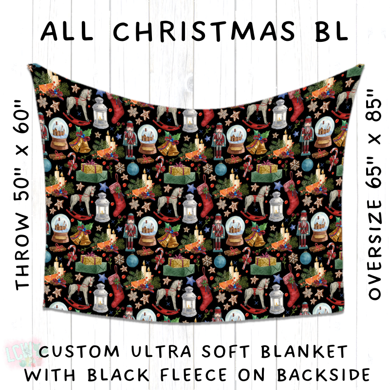 PREORDER Batch #216 - Cozy Christmas Blankets Presale - Closes 10/14 - ETA Early Dec - All Christmas BL