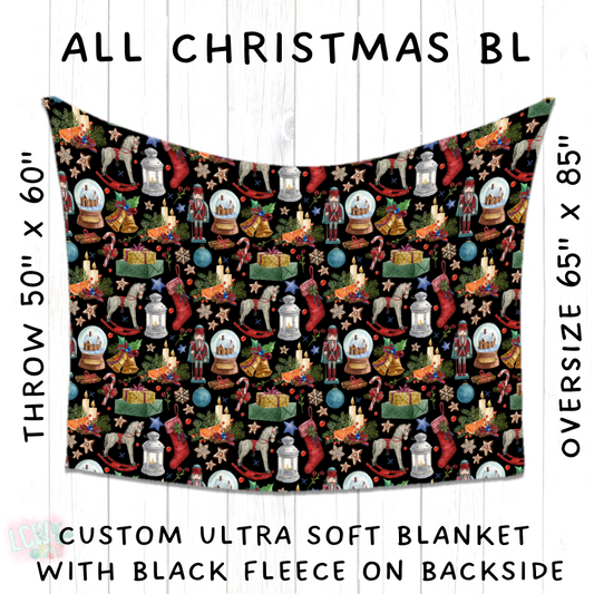 PREORDER Batch #216 - Cozy Christmas Blankets Presale - Closes 10/14 - ETA Early Dec - All Christmas BL