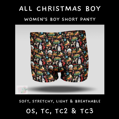 Batch #232 - Christmas Underwear - Closes 10/31 ETA early/mid Dec - All Christmas Boy Shorts