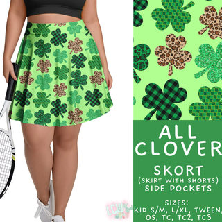 Batch #464 - Lucky Charm Collection - Closes 12/17 - ETA early Feb - All Clover Skort