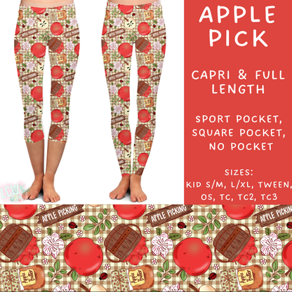 PREORDER Batch #204 - Hello Fall - Closes 9/20 - ETA early Nov - Apple Pick Full and Capri Length Leggings