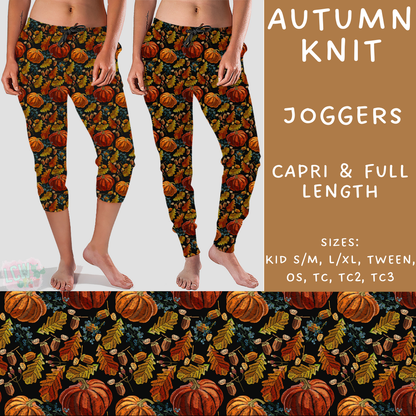 PREORDER Batch #204 - Hello Fall - Closes 9/20 - ETA early Nov - Autumn Knit Full and Capri Length Joggers