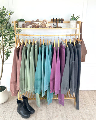 IN STOCK Vintage Wash Joggers - Olive