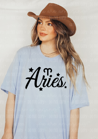 Aries Zodiac Sign Tee