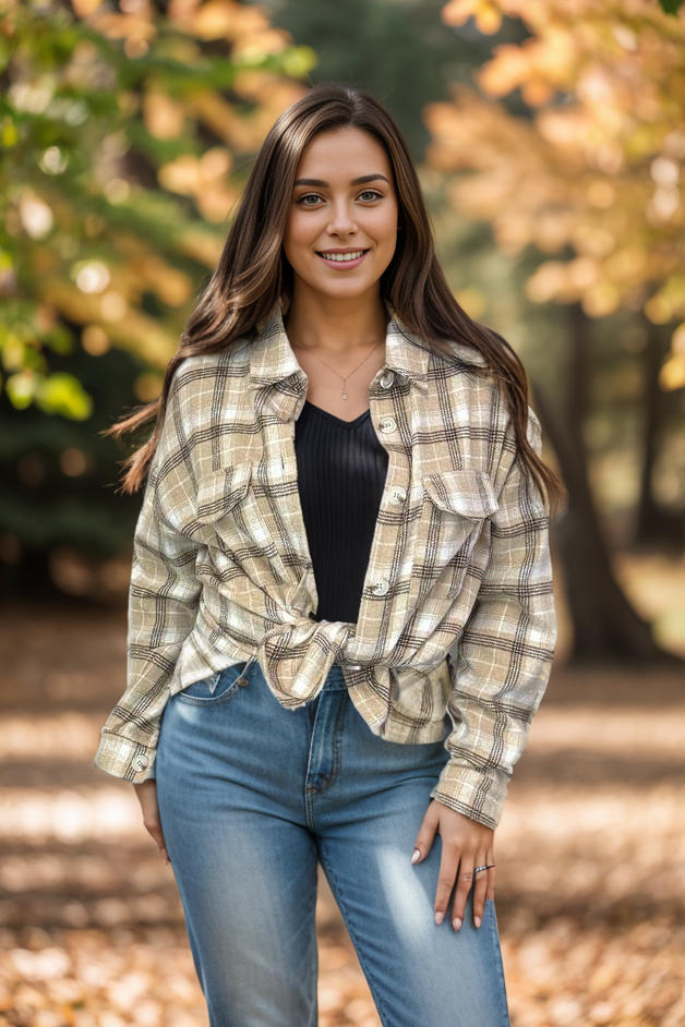 Autumn Hayride Flannel