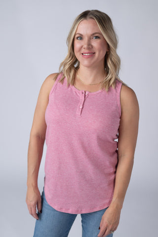 IN STOCK Alison Henley Tank - Rose FINAL SALE