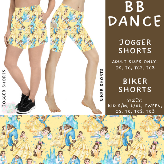 Batch #239 - Magical Faves 9 - Closes 11/18 - ETA early/mid Jan - BB Dance Biker & Jogger Shorts