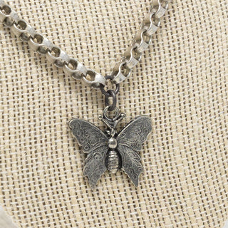 Matte Butterfly Necklace