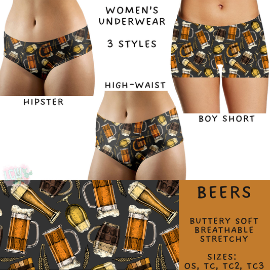 Batch #244 - Comfortable Underwear 2 - Closes 11/27 - ETA mid/late Jan - Beers Women's Underwear