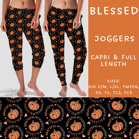 PREORDER Batch #204 - Hello Fall - Closes 9/20 - ETA early Nov - Blessed Full and Capri Length Joggers