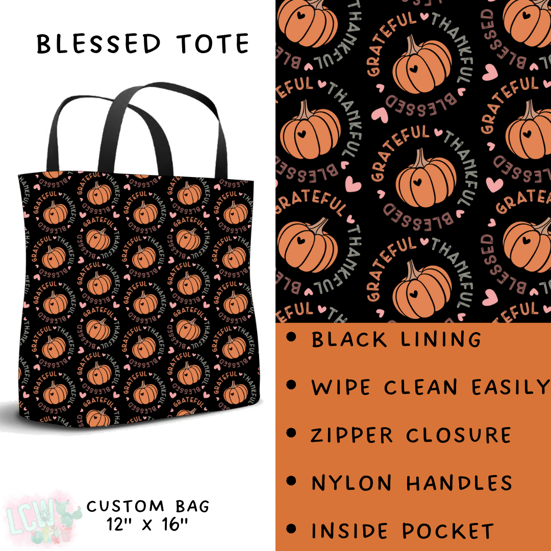 PREORDER Batch #204 - Hello Fall - Closes 9/20 - ETA early Nov - Blessed Tote