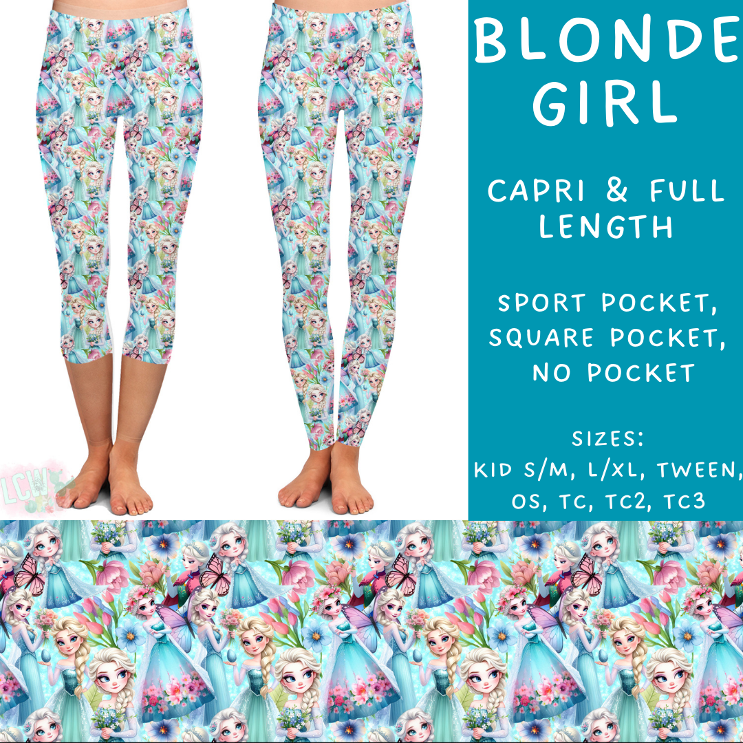 Batch #239 - Magical Faves 9 - Closes 11/18 - ETA early/mid Jan - Blonde Girl Full and Capri Length Leggings