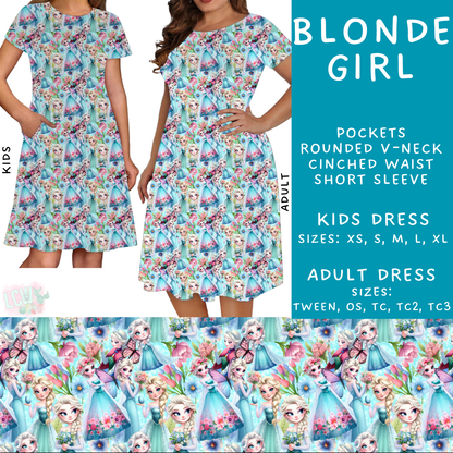 Batch #239 - Magical Faves 9 - Closes 11/18 - ETA early/mid Jan - Blonde Girl Adult & Kids Dresses