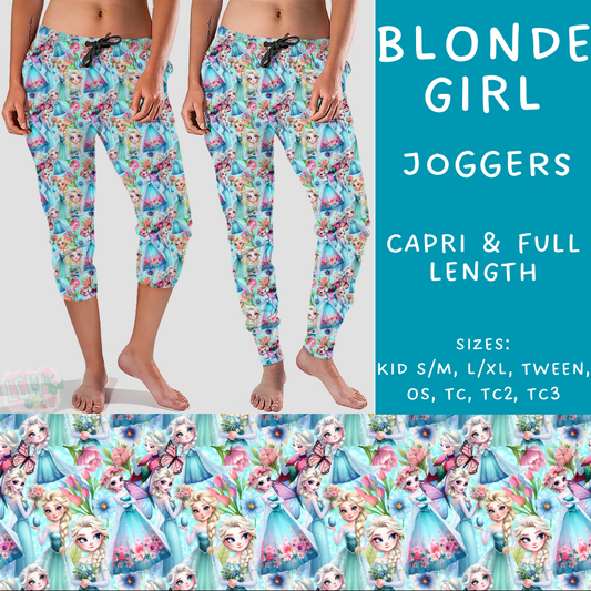 Batch #239 - Magical Faves 9 - Closes 11/18 - ETA early/mid Jan - Blonde Girl Full and Capri Length Joggers