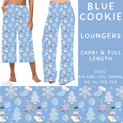 PREORDER  Batch #217 - Christmas Spirit - Closes 10/16 - ETA late Nov - Blue Cookie Capri and Full Length Loungers