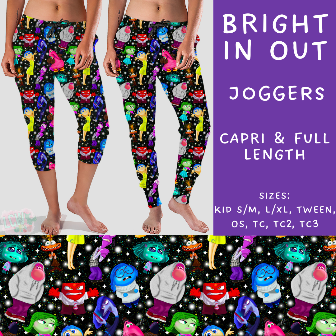 Batch #247 - Cool Characters 6 - Closes 12/2 - ETA late Jan - Bright In Out Full and Capri Length Joggers