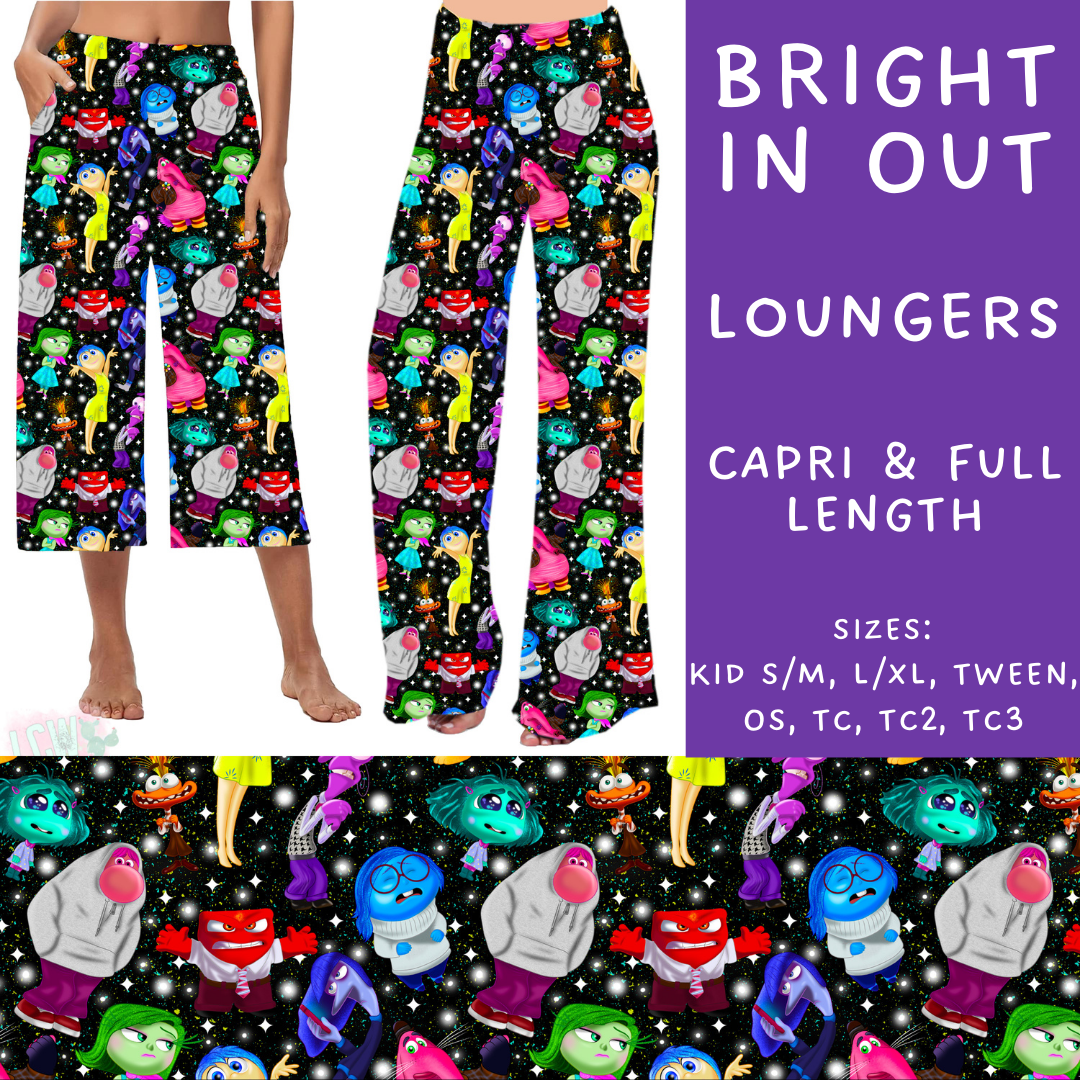 Batch #247 - Cool Characters 6 - Closes 12/2 - ETA late Jan - Bright In Out Capri and Full Length Loungers