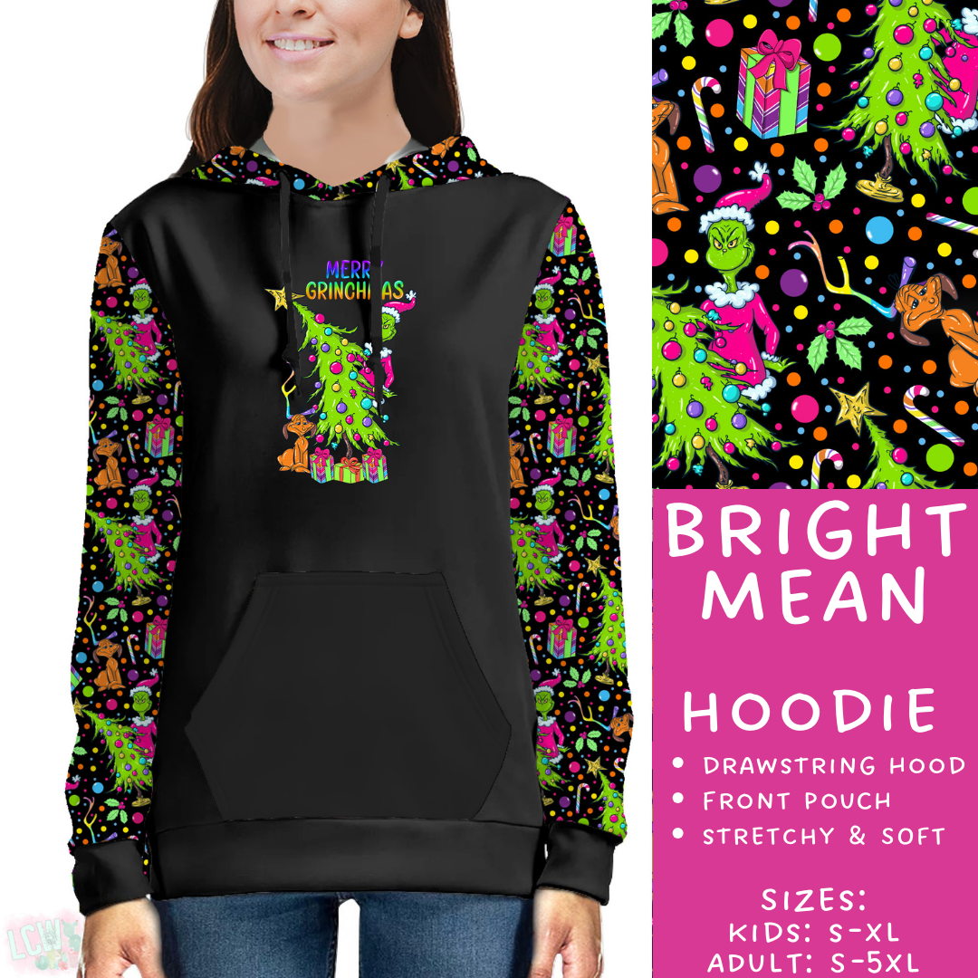 PREORDER  Batch #217 - Christmas Spirit - Closes 10/16 - ETA late Nov - Bright Mean Hoodie