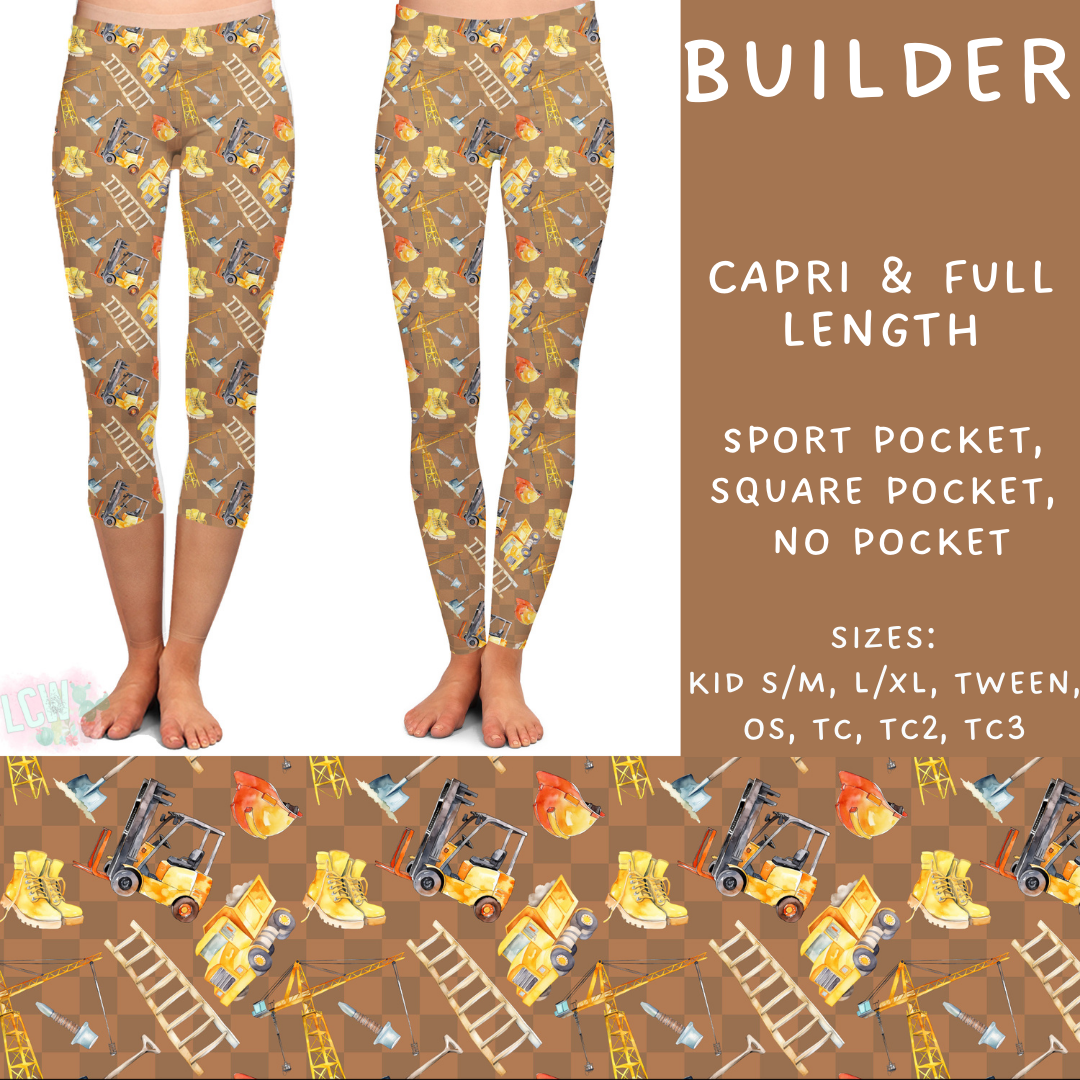 Batch #248 - Careers Collection - Closes 12/4 - ETA late Jan - Builder Full and Capri Length Leggings