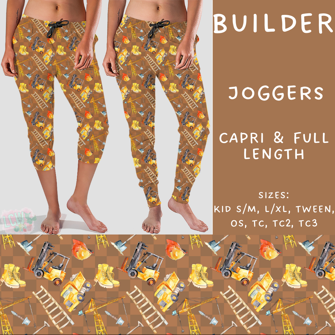 Batch #248 - Careers Collection - Closes 12/4 - ETA late Jan - Builder Full and Capri Length Joggers