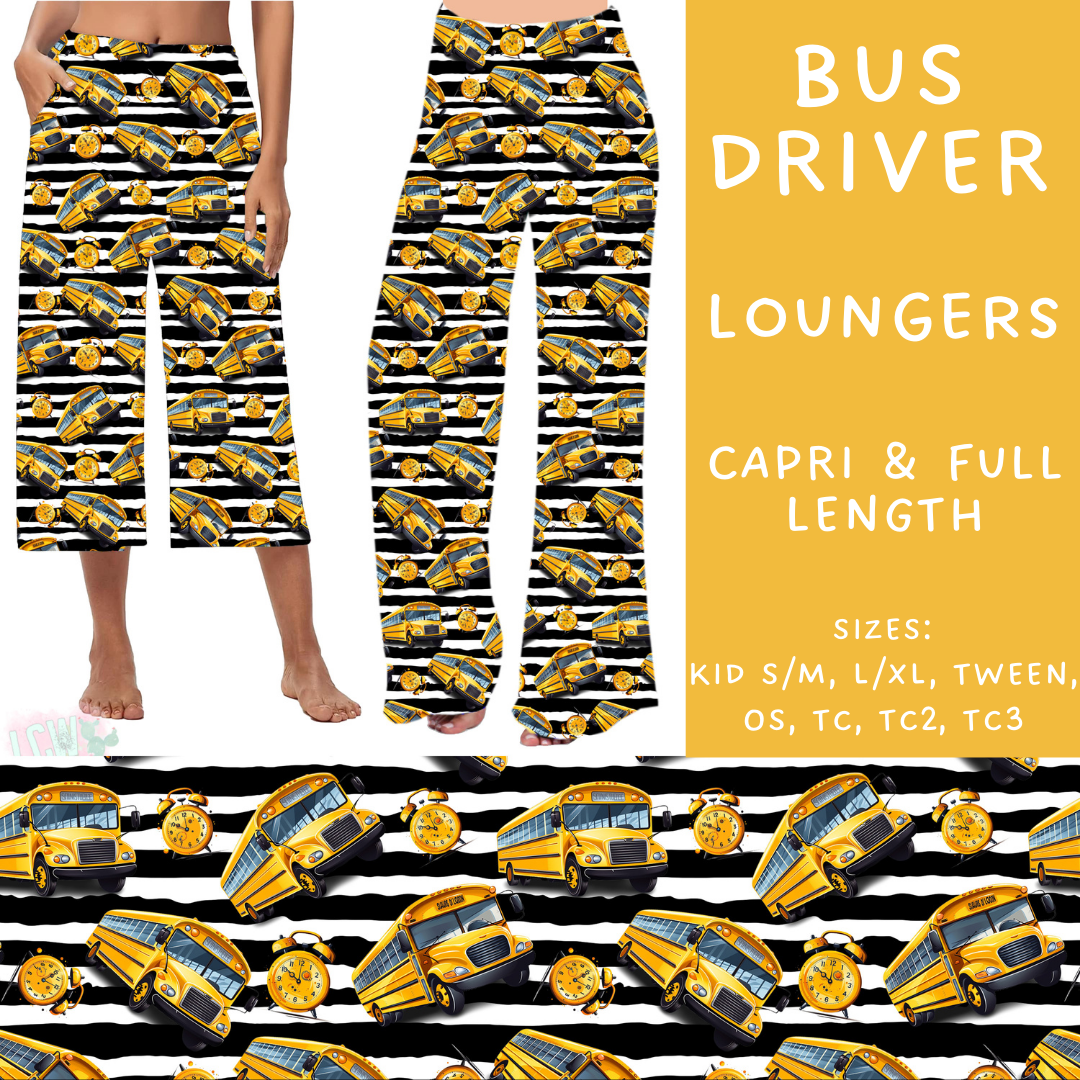 Batch #248 - Careers Collection - Closes 12/4 - ETA late Jan - Bus Driver Capri and Full Length Loungers