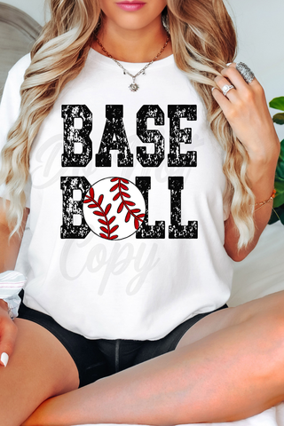 Baseball Distressed Tee
