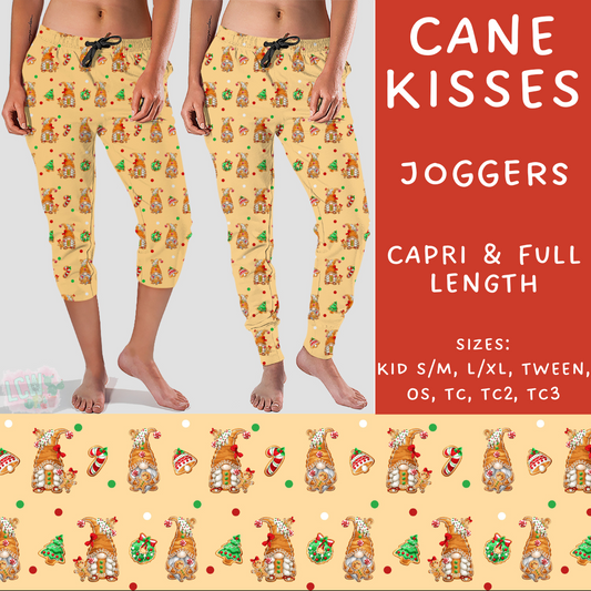 PREORDER  Batch #217 - Christmas Spirit - Closes 10/16 - ETA late Nov - Cane Kisses Full and Capri Length Joggers