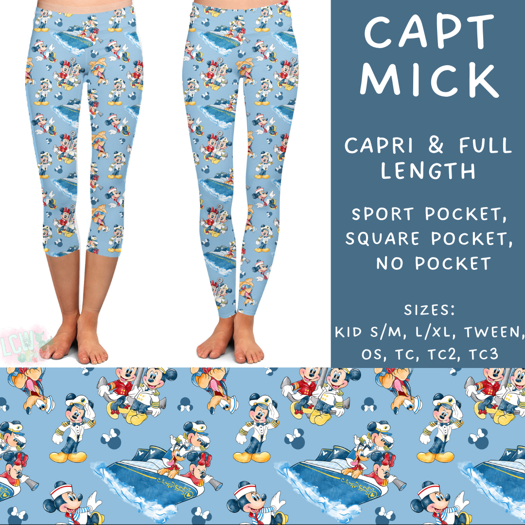 Batch #239 - Magical Faves 9 - Closes 11/18 - ETA early/mid Jan - Capt Mick Full and Capri Length Leggings