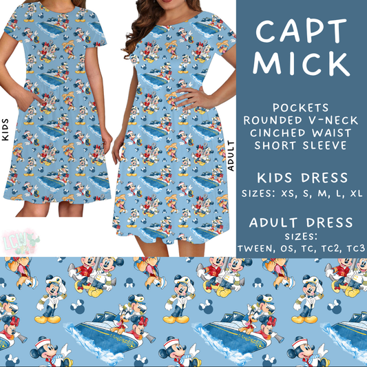 Batch #239 - Magical Faves 9 - Closes 11/18 - ETA early/mid Jan - Capt Mick Adult & Kids Dresses