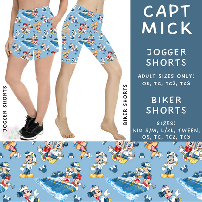 Batch #239 - Magical Faves 9 - Closes 11/18 - ETA early/mid Jan - Capt Mick Biker & Jogger Shorts